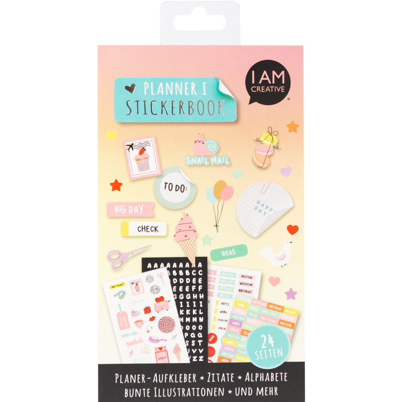 I AM CREATIVE Stickerbuch, Planner I