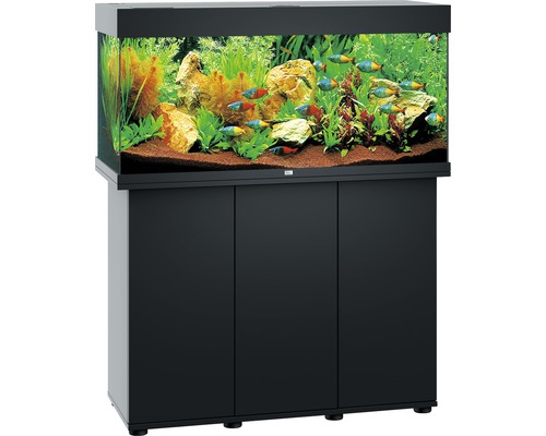 JUWEL Rio 180 SBX aquariumcombinatie met ledverlichting, verwarming, filter en zwarte kast