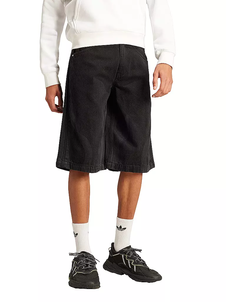 ADIDAS ORIGINALS Jeansshorts schwarz