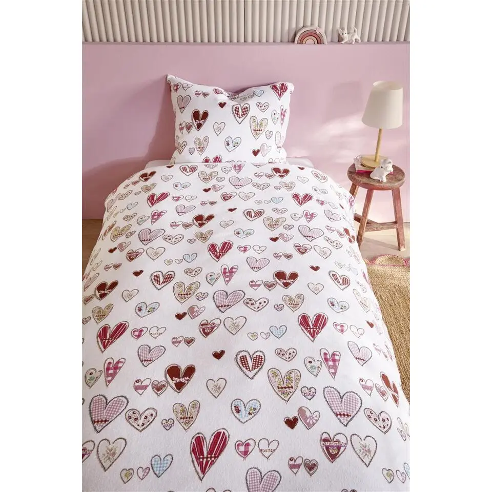 Beddinghouse Kids Sweethearts dekbedovertrek - 100x135 - Multi
