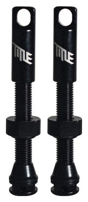 Paire de Valves Tubeless Title Presta Noir