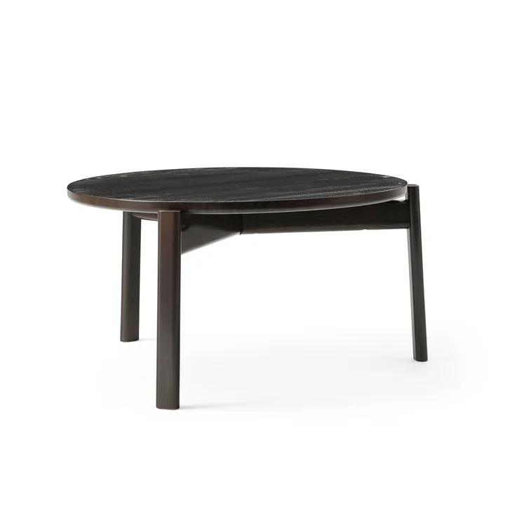Audo - Passage Lounge Tisch, Ø 70 cm, Eiche dunkel