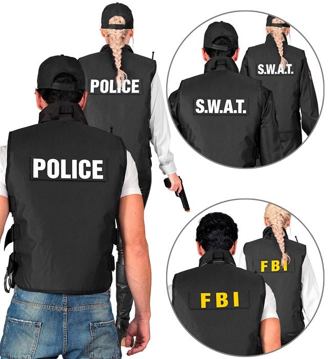 Swat Vest Zwart Wit