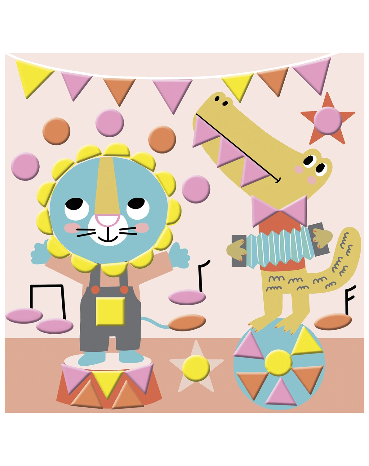 Moosgummi-Set MY ARTS&CRAFTS - GEOMETRIE