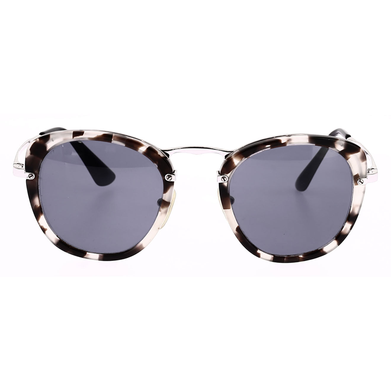 Prada Lunettes de soleil imprimées écailles de tortue grises - Très bon état