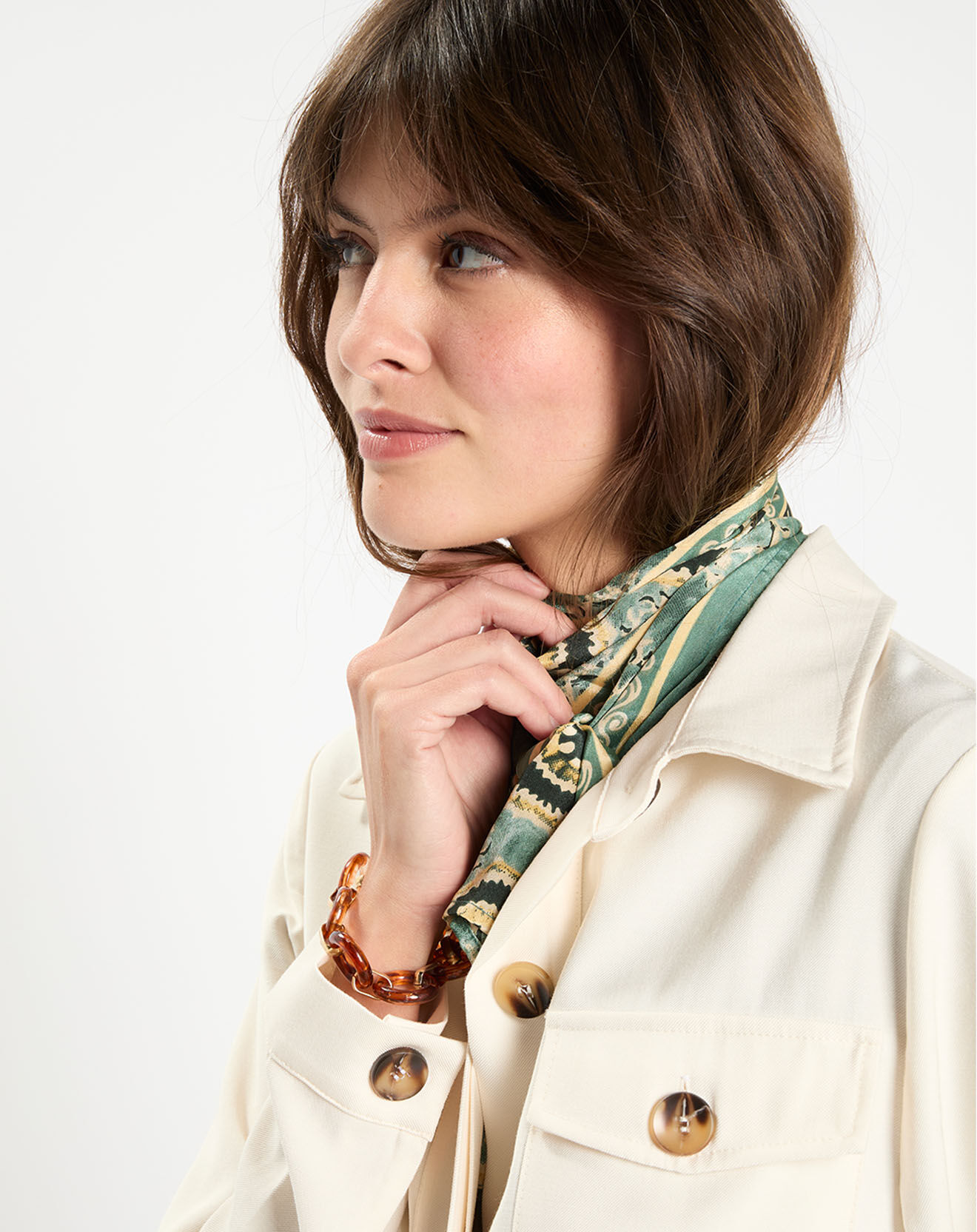 Lauren Vidal Veste Coleen crème