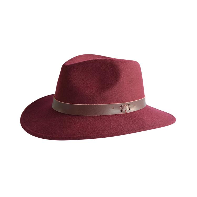 House Of Ord Blake Fedora Wine