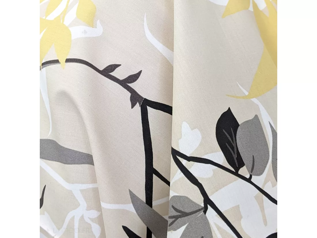 Taie de traversin 240x43 cm percale coton ASIA Beige