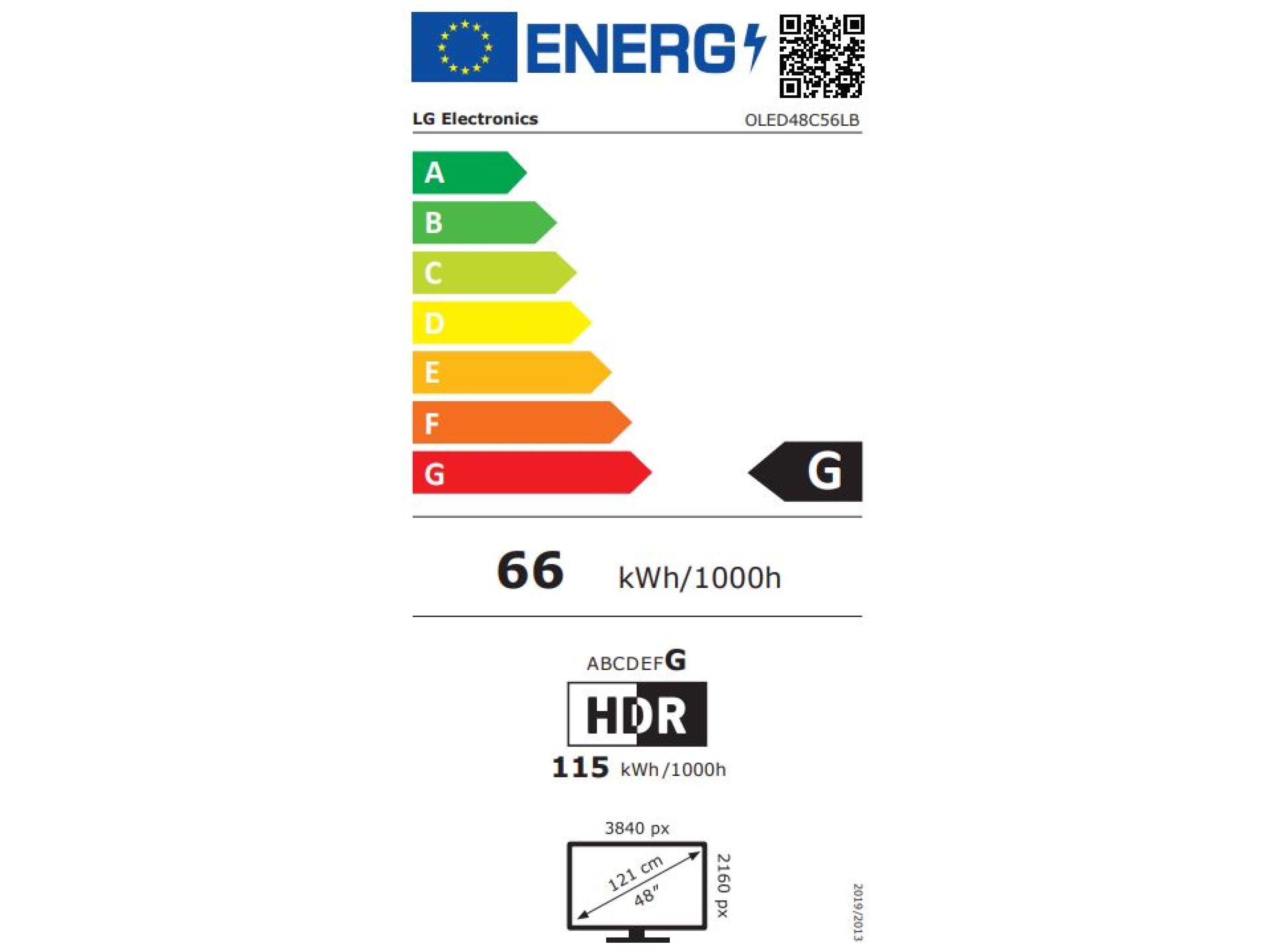 TV OLED LG 48C56LB (48\