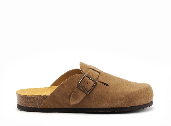 Plakton mules et sabots plats femme blog 181539 marron