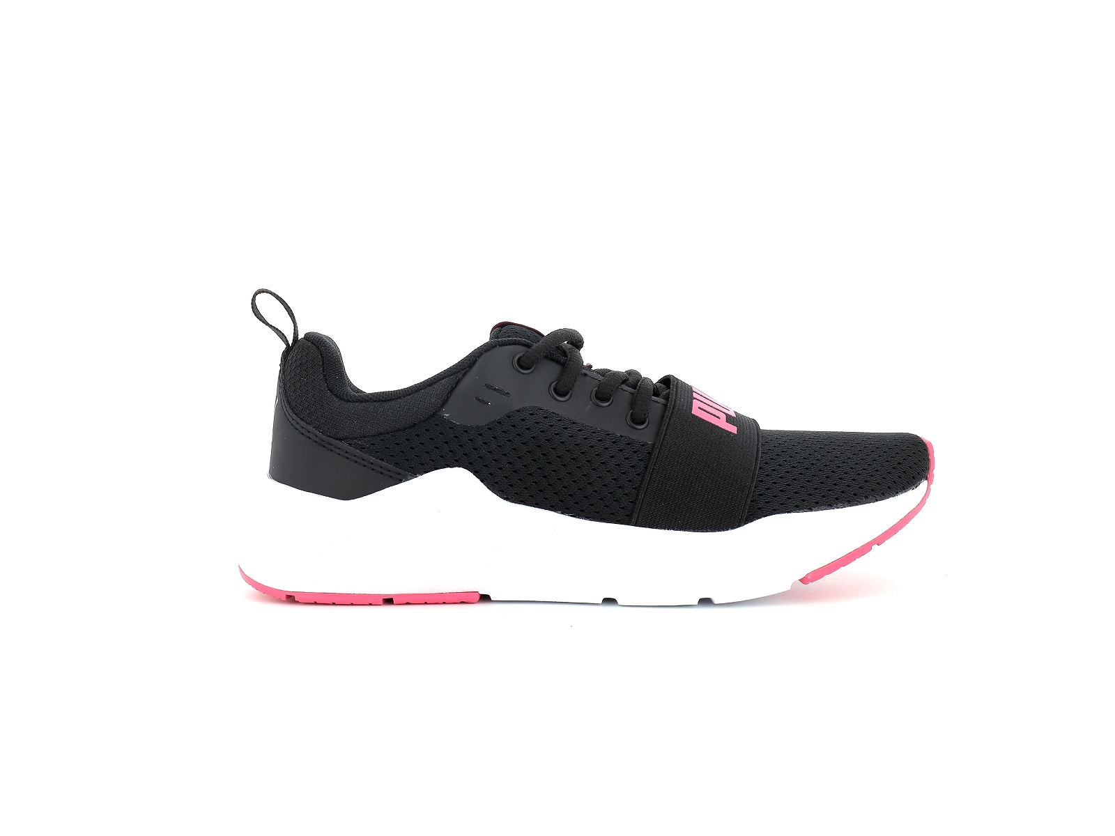 Puma-374214 Matières combinées Noir Rose