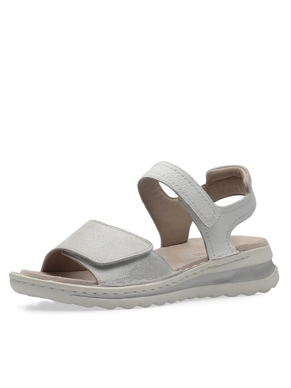 Sandale Tampa weiß nebbia