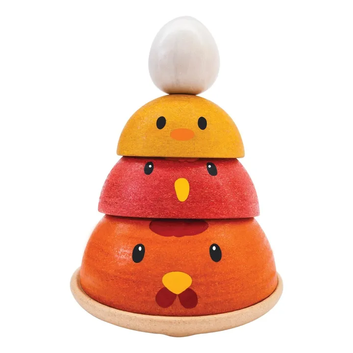 Plan Toys Poule à empiler en bois