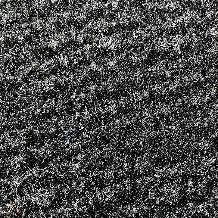Tapis d'entrée polypropylène Boykins GoodHome gris foncé L.60 x l.90 cm