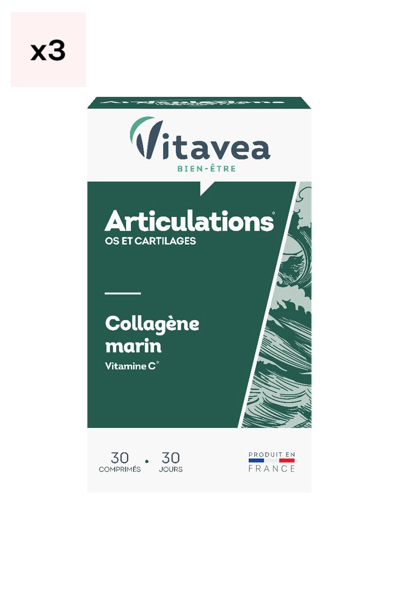 Cure articulations - Collagène marin & vitamine C - 3 x 30 jours