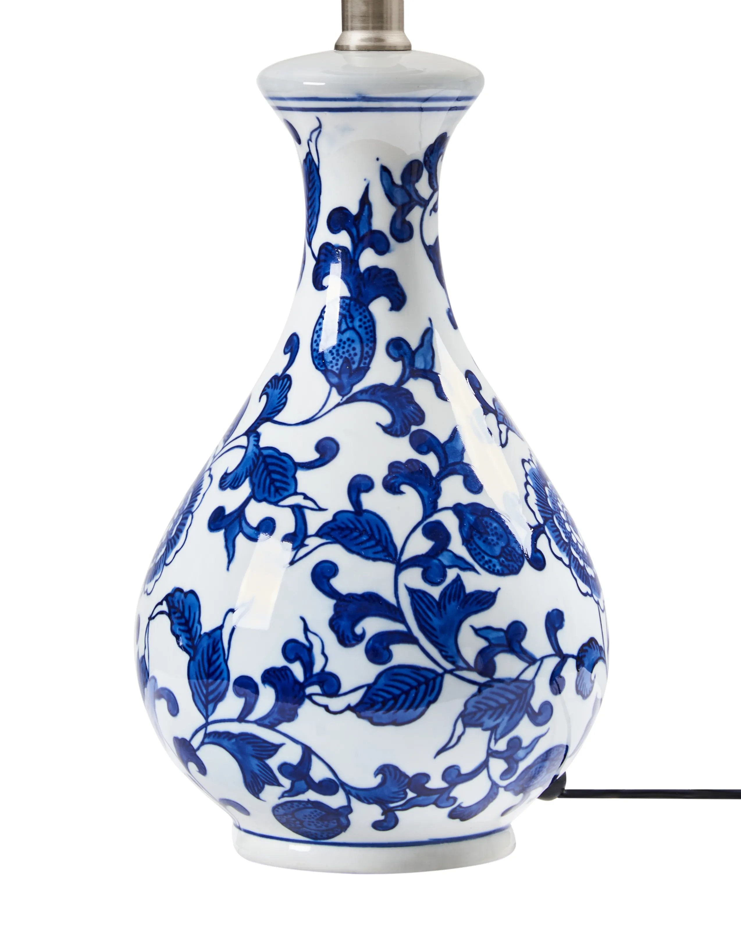 Tafellamp CARMEN Porselein Wit/blauw