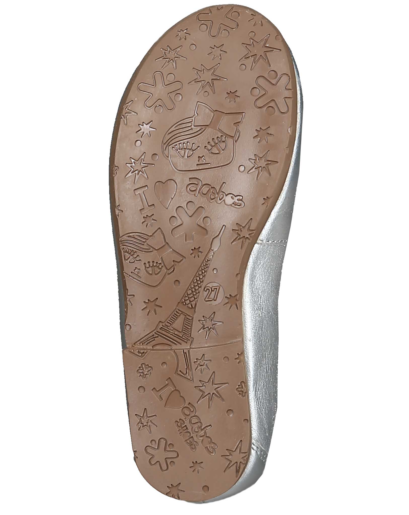Ballerinas METALICO in silber