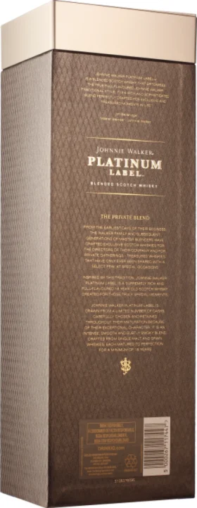 JOHNNIE WALKER PLATINUM LABEL 1LTR