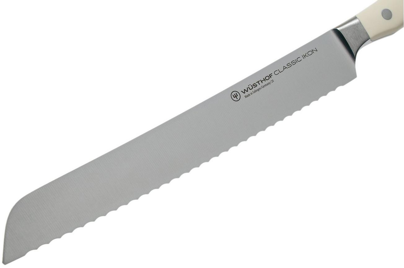 Wüsthof Classic Ikon Wit broodmes 23 cm, 1040431023