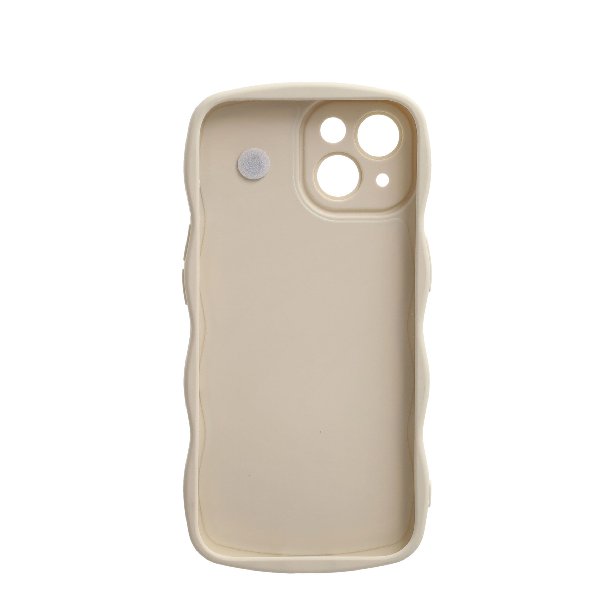 iPhone 15 Gummi Case Schutzhülle mit Handschlaufe   Kameraschutz - Blume