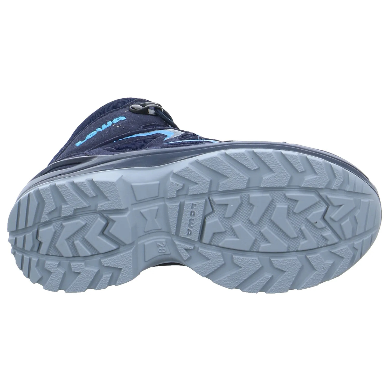 LOWA Kinder-Wanderschuhe Blau Lederimitat