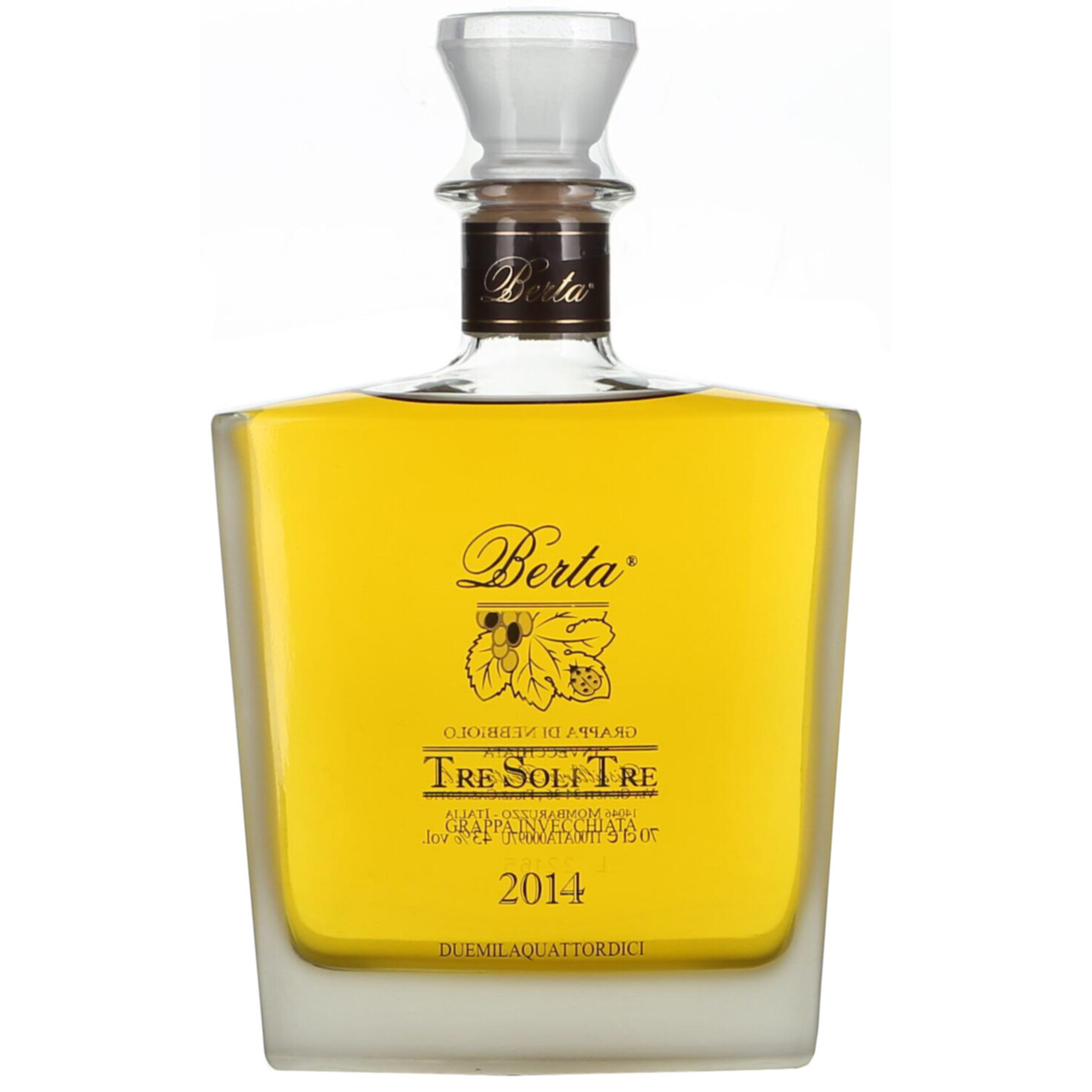 Grappa Berta Tre Soli Tre -70cl