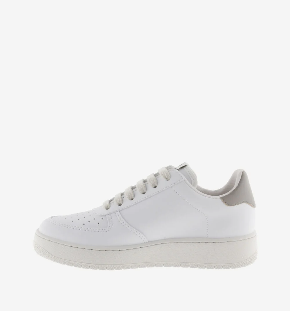 MADRID EFFET CUIR CONTRASTANT Baskets sport unisexe NAVY