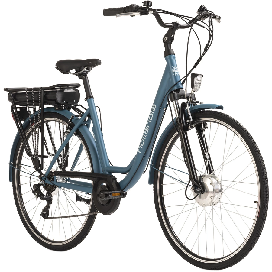 Adore E-Citybike Damen Hollandia Lido 28'' E-Bike 7 Gänge blau