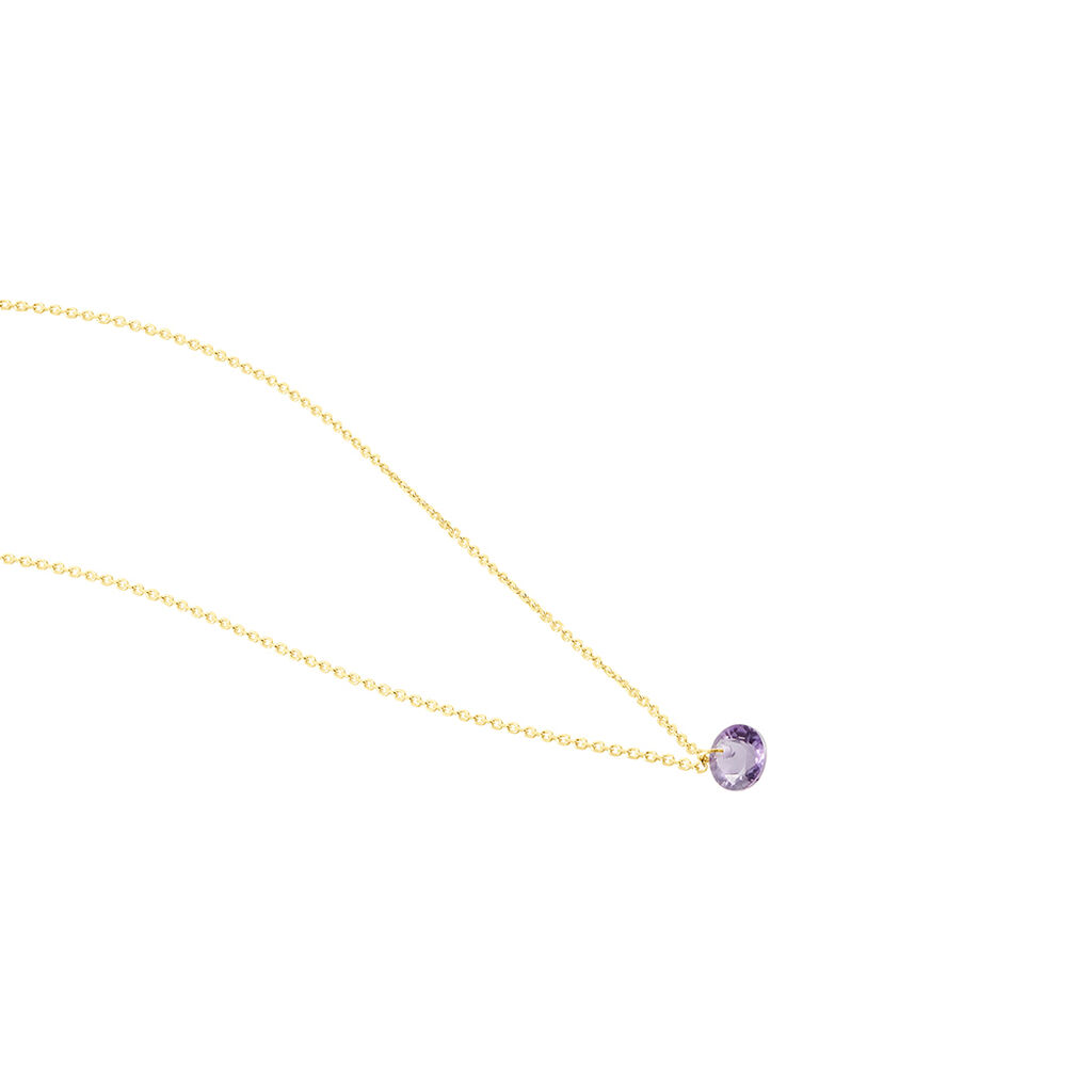 Collier Les Audacieuses Or Jaune Améthyste