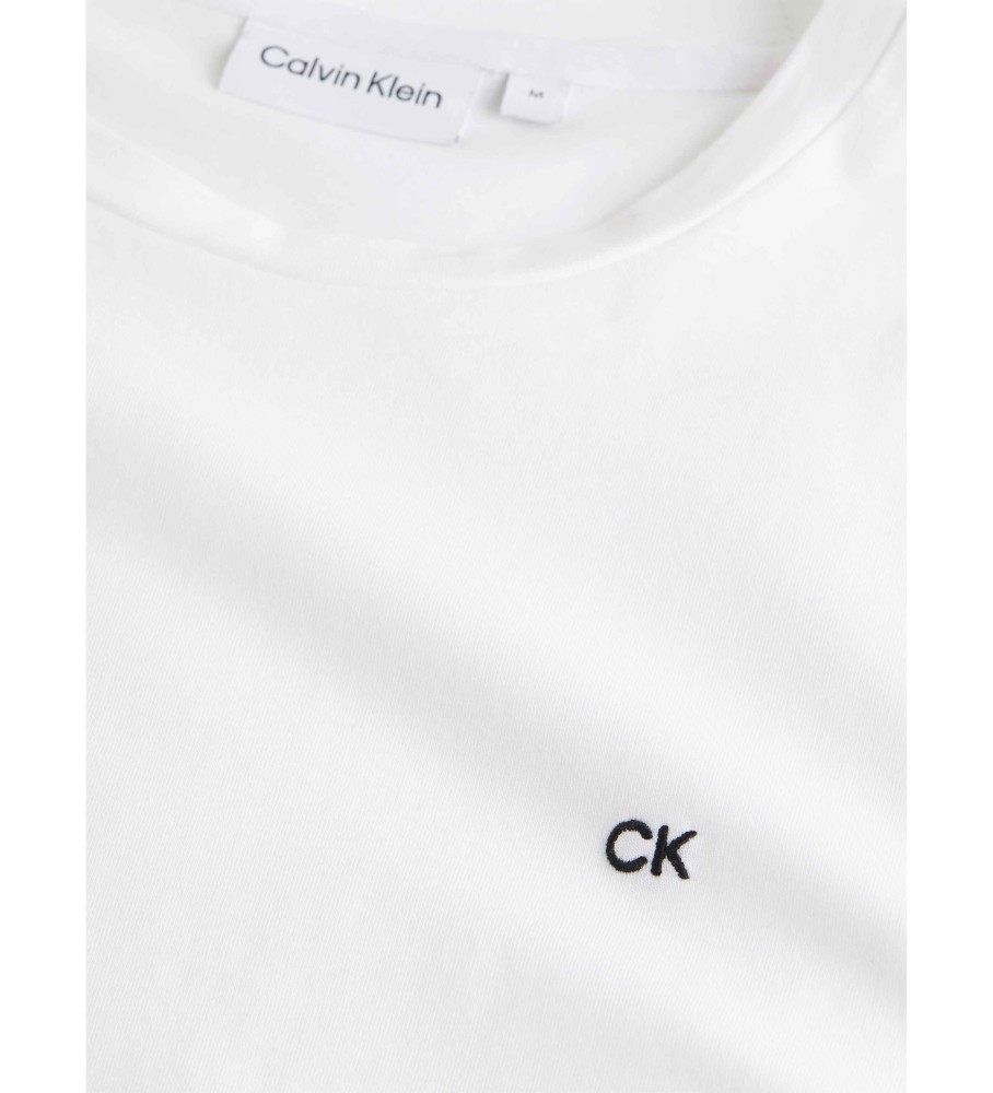 Camiseta branca Calvin Klein Liquid Touch