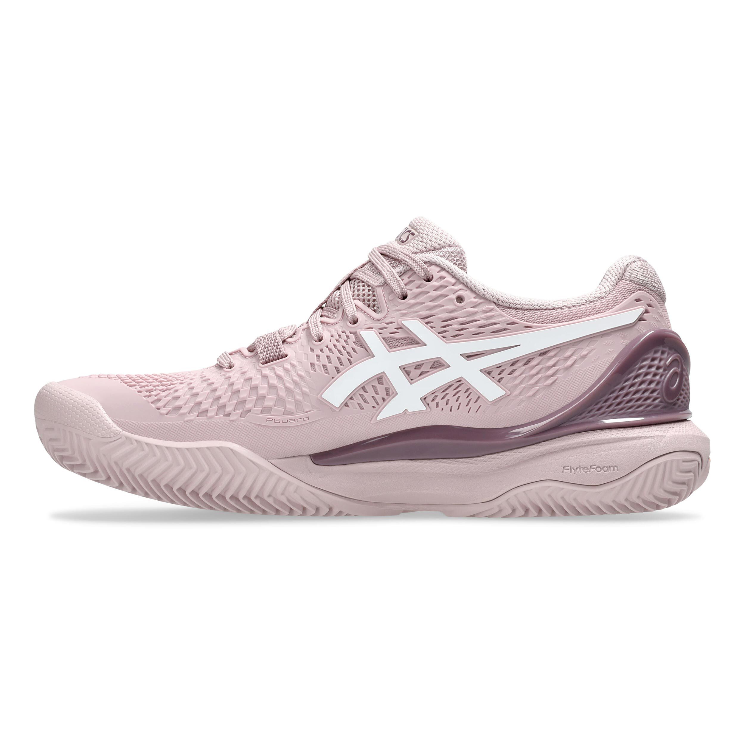ASICS Gel-Resolution 9 Clay Chaussure Terre Battue Femmes - Beige , Blanc