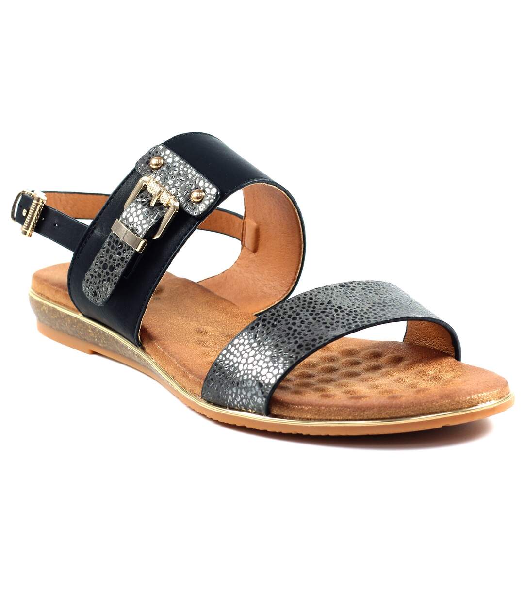 Lunar - Sandales HORTON - Femme (Noir) - UTGS494