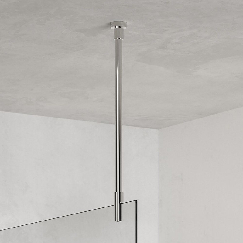 Sealskin plafondsteun 80 cm (universeel) zilver hoogglans