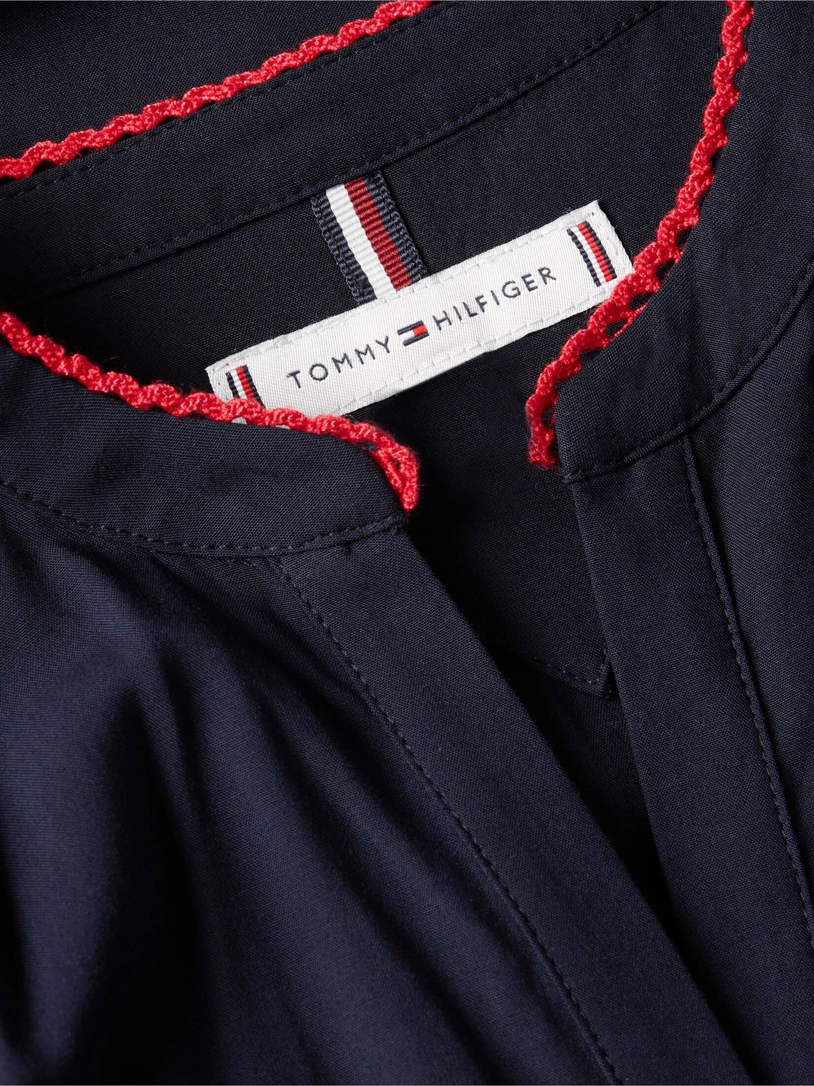 Tommy Hilfiger| Damen Kleid VIS CREPE SOLID RAGLAN