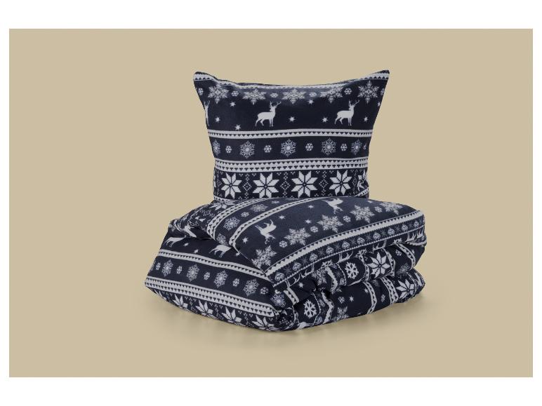 Fleece dekbedovertrek 140 x 200 cm