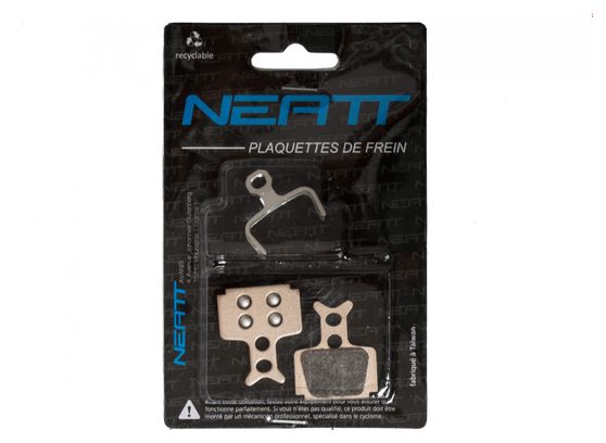 Paire de Plaquettes Neatt pour Formula One / Mega / R1 / R0 / RX / C1 / CR1 / CR3 / Cura