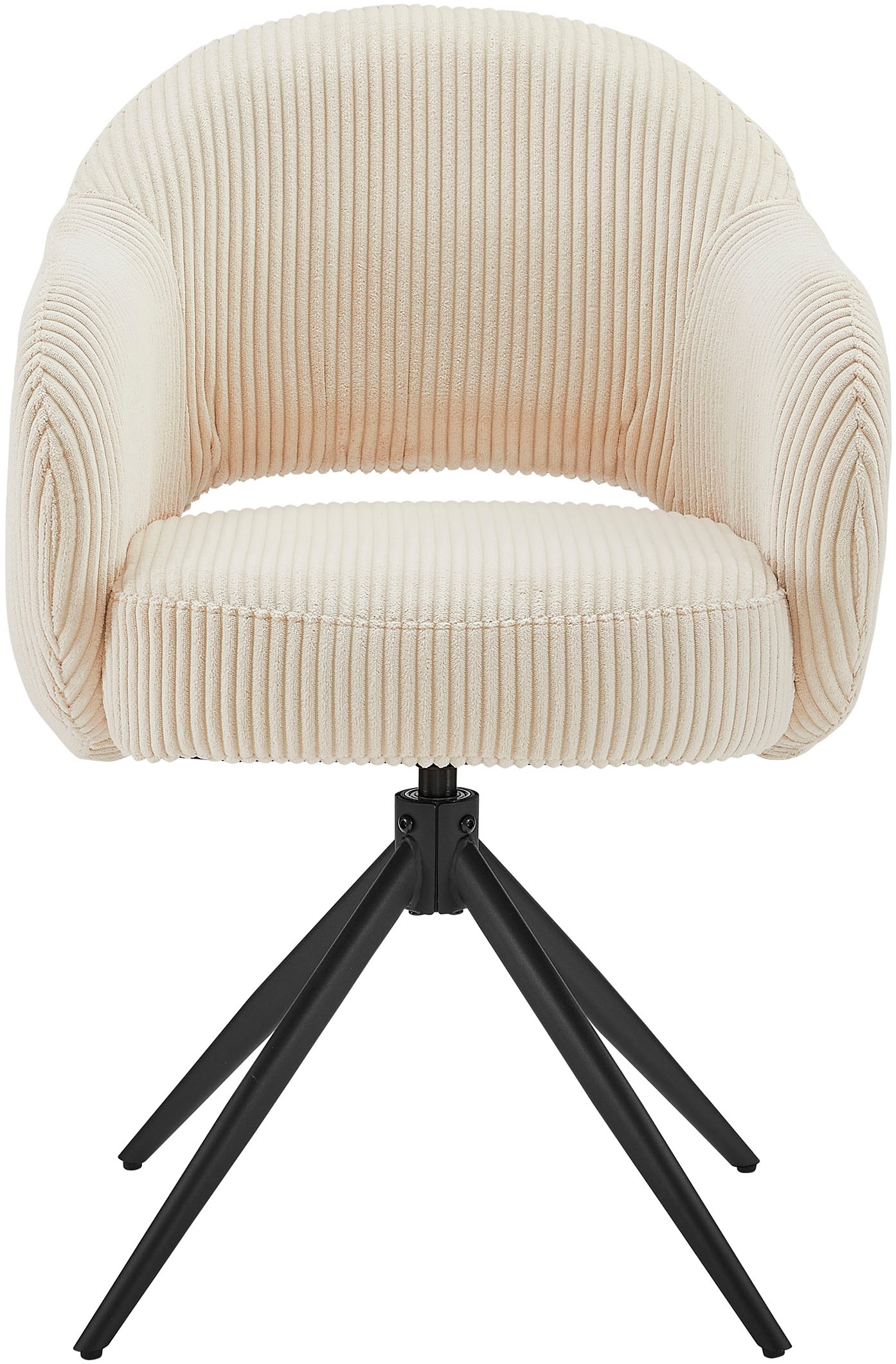 SalesFever Armlehnstuhl »Manchester Cord-Bezug« () 1 Stk.mit 360° Drehfunktion
