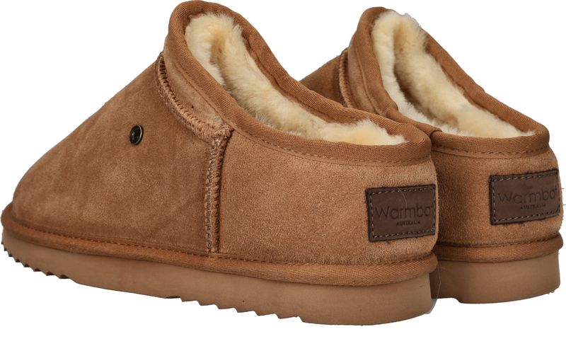 Warmbat Conner Pantoffels Cognac Heren