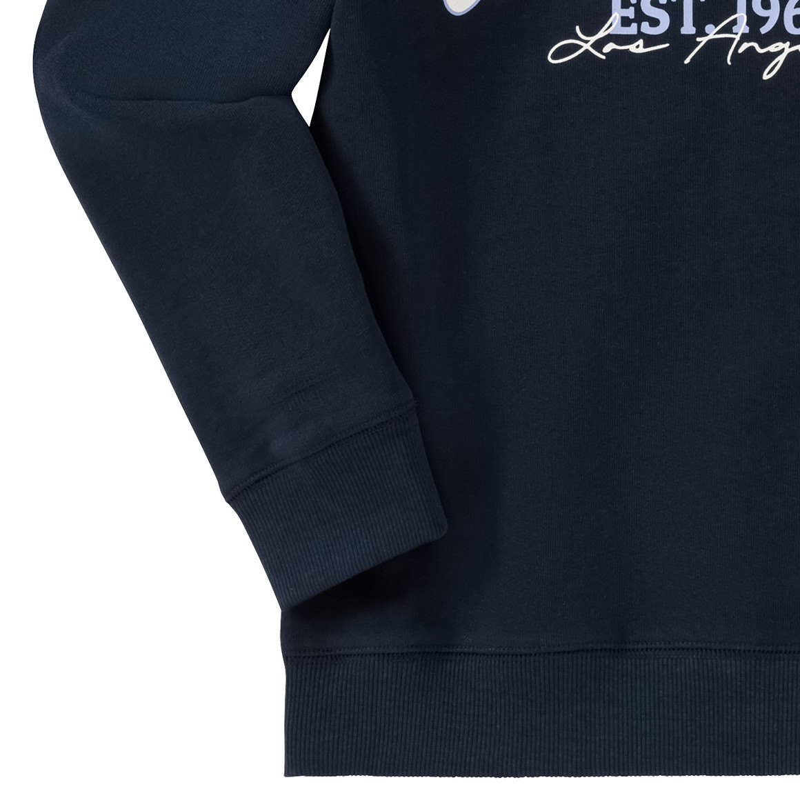 Famy Mädchen Sweatshirt mit Print dunkelblau