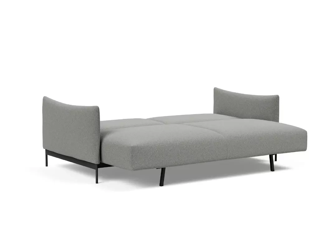 Schlafsofa Malloy Metall schwarz