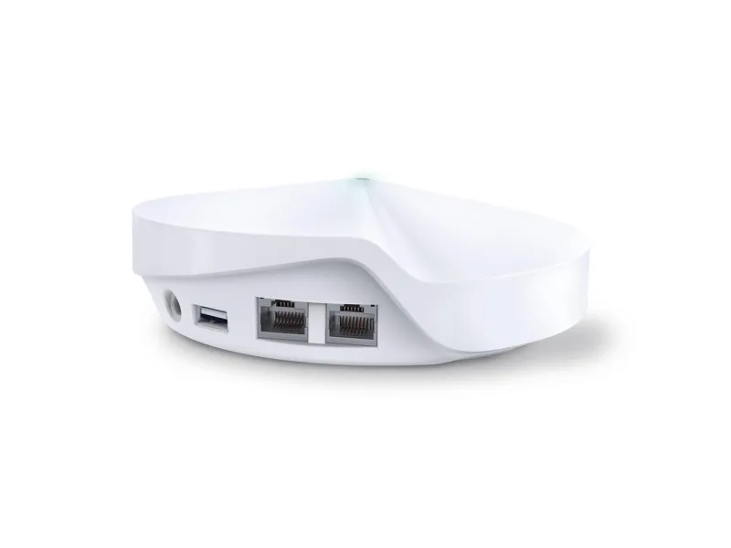 TP-Link Deco M9 Plus - Wi-Fi-system (2 routere) - op til 4500 sq.ft - mesh - GigE, ZigBee - 802.11a/b/g/n/ac, Bluetooth 4.2, ZigBee Home Automation 1.2 - Tri-Band