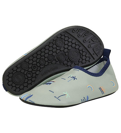 Color Kids Badeschuhe - AOP - Eisberg Green