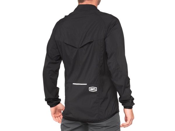 100% Corridor Stretch Windbreaker, Black