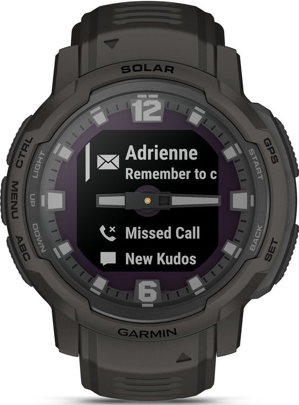 Garmin 010 02730 01 Instinct Crossover Solar Unisex Smartwatch