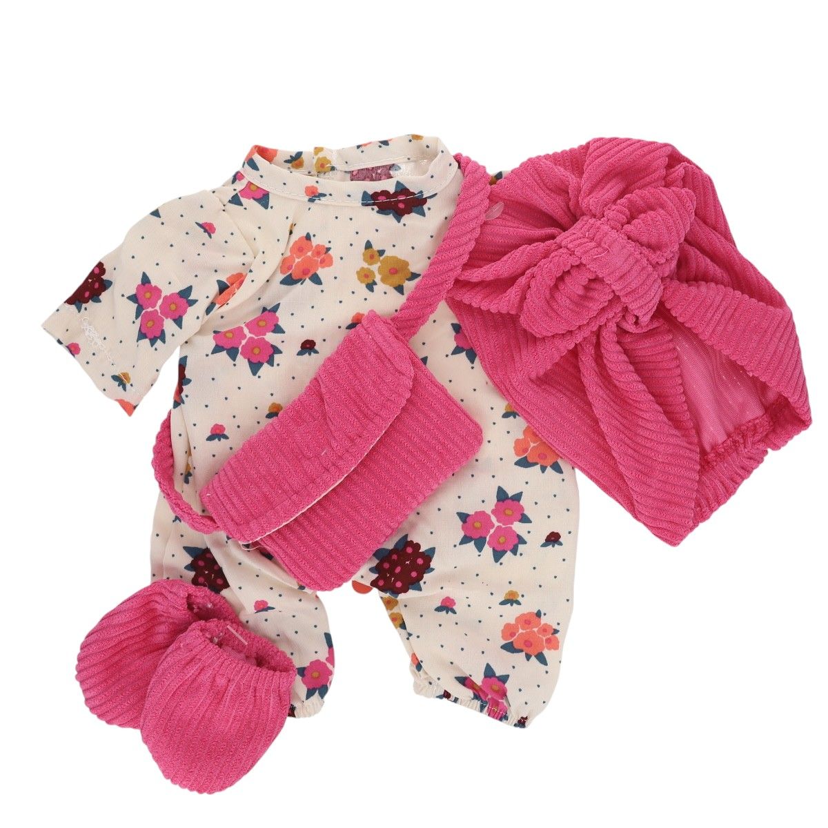 Tenue de poupée Victoire combinaison fleurie - La vie en rose Frisette