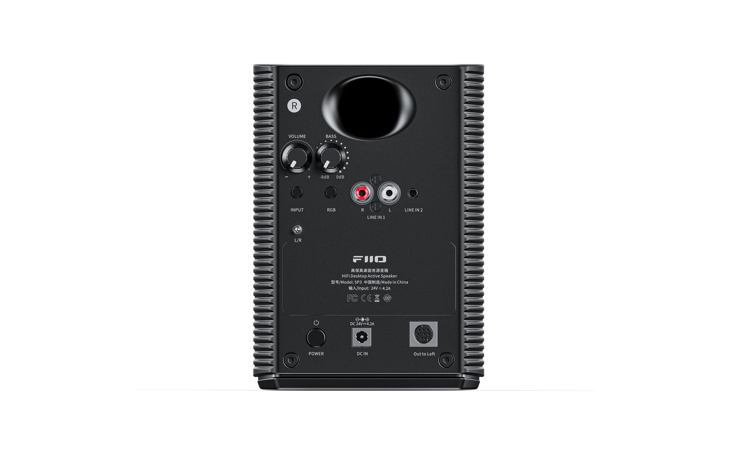 Regallautsprecher Paar SP3 Schwarz<br>Hochwertige Aktivlautsprecher mit echter audiophiler Qualität