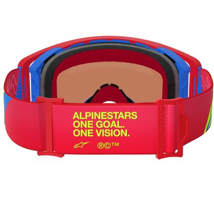Masque cross Alpinestars SUPERTECH CORP IRIDIUM 2025 - Rouge / Bleu