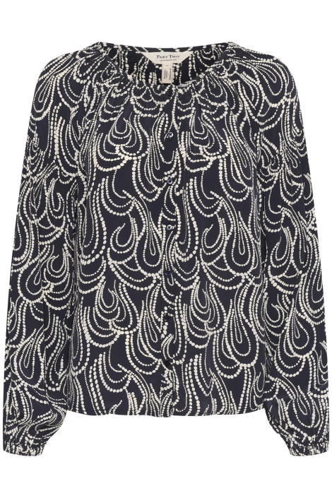 Part Two blauwe dames blouse