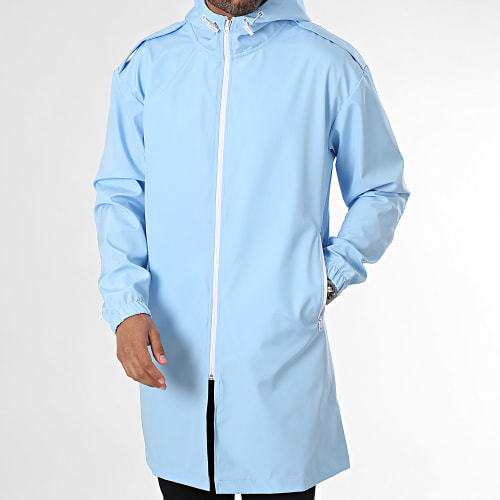 Coupe-Vent Long Bleu Clair