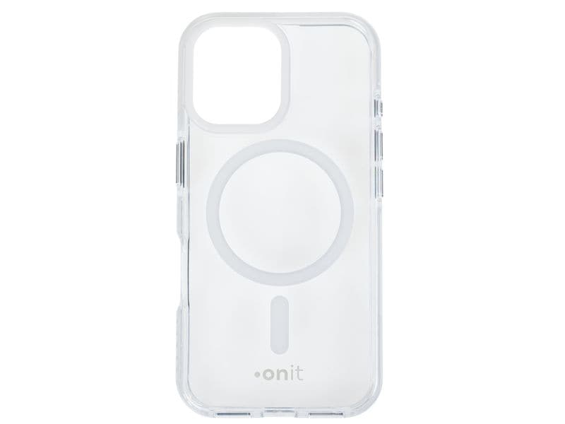 onit Back Cover Armorix iPhone 16 Weiss transparent MagSafe-kompatible Schutzhülle, fallgeprüft nach MIL-STD-810H